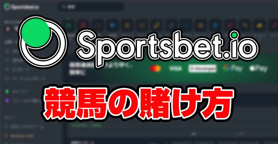 スポーツベットアイオーの競馬の賭け方