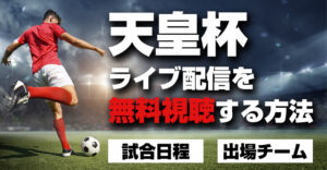 天皇杯のライブ配信を無料視聴する方法を解説！試合日程・出場チーム情報も紹介！