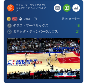 20BETでのNBA動画