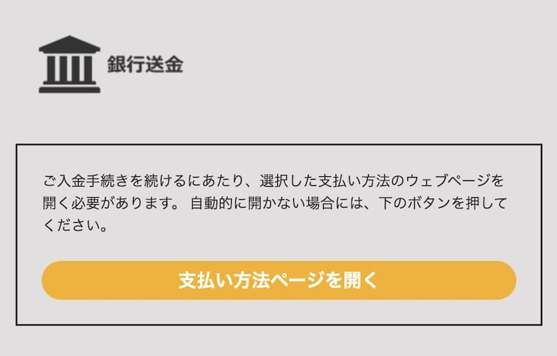 ラッキーニッキー 銀行送金 キャプチャ