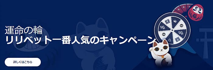 リリベットカジノの運命の輪キャンペーン