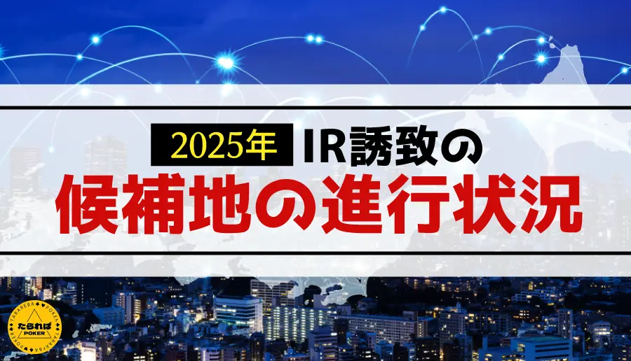 【2025年】IR誘致の候補地の進行状況